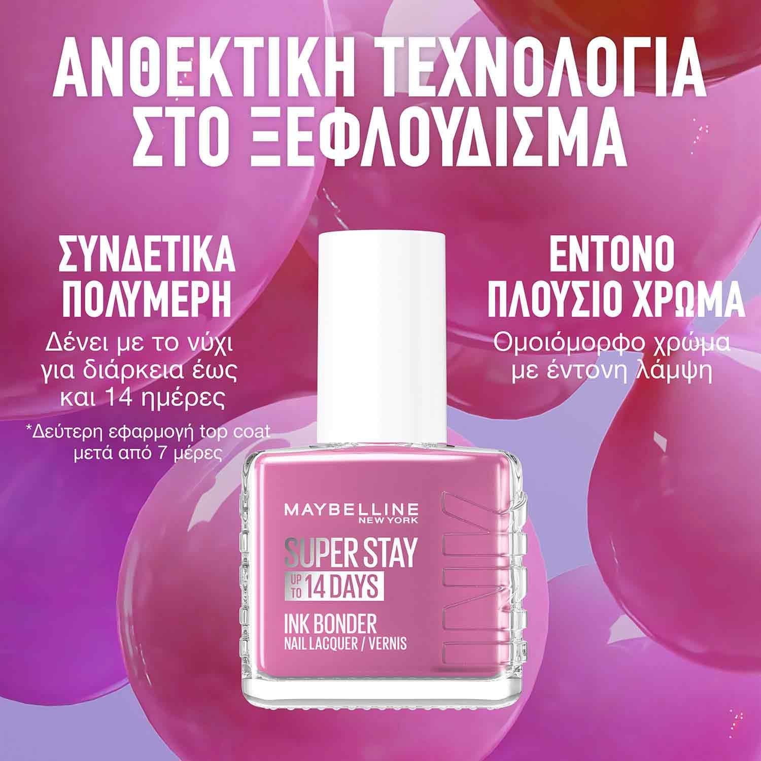 Maybelline Ink Bonder Nail Polish ATF Key Technology