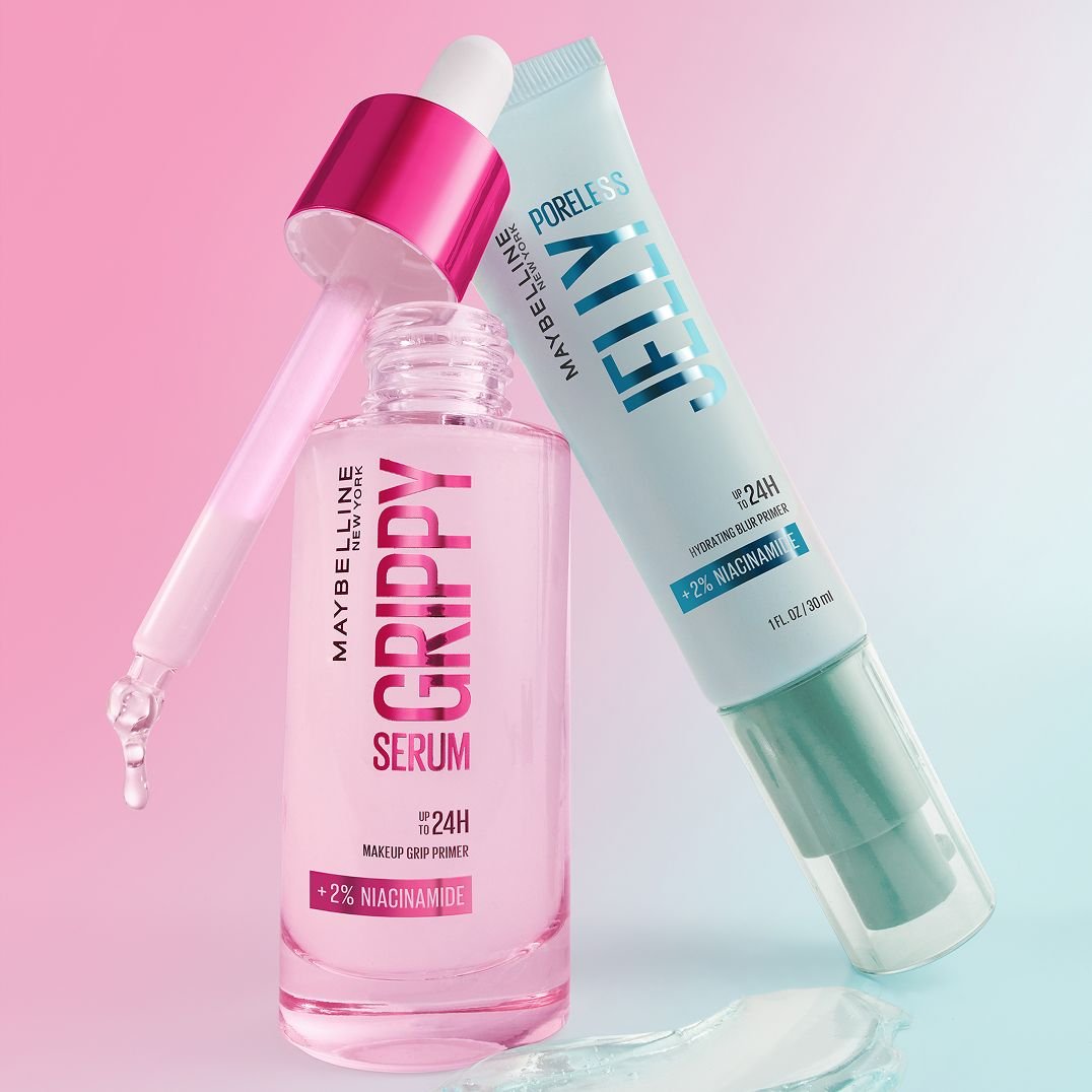 Maybeline Grippy glass skin makeup
