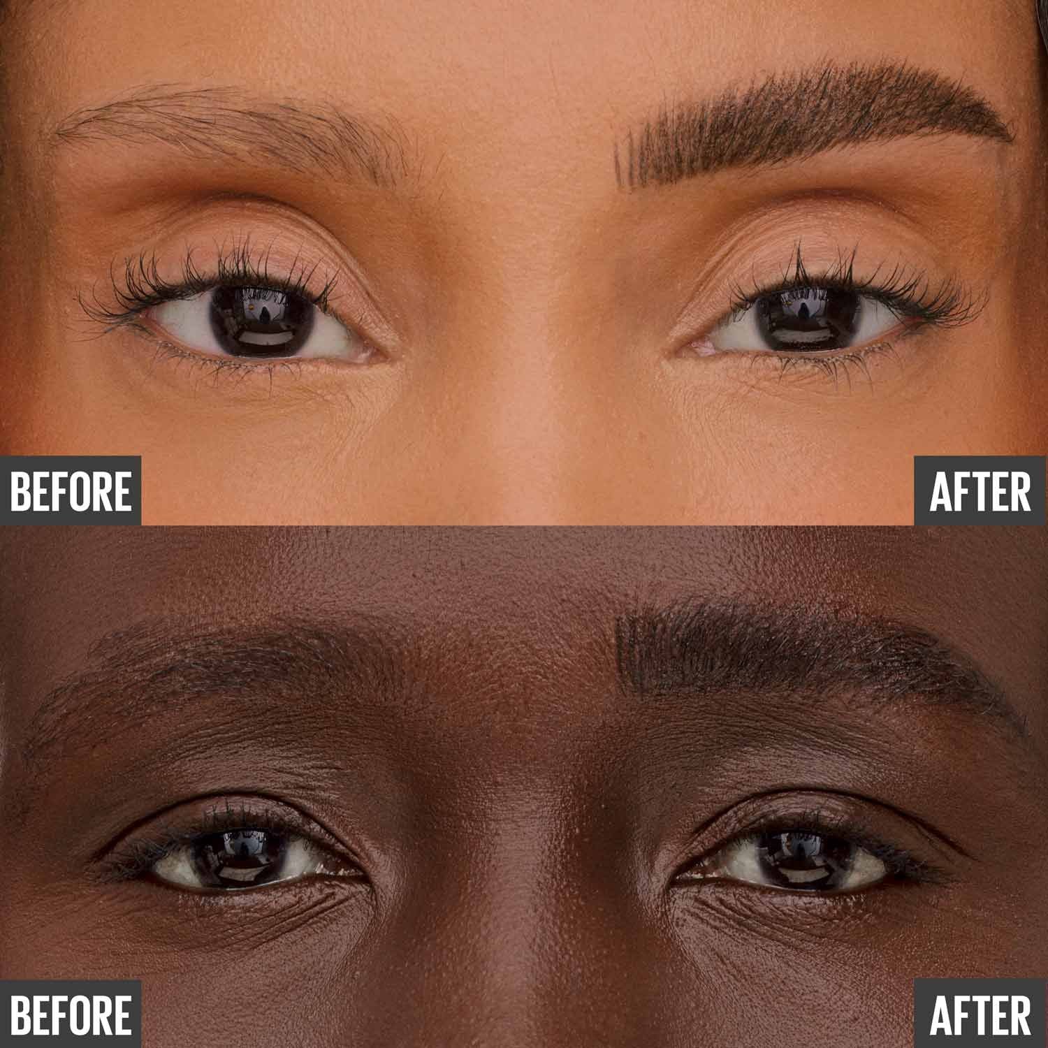 Maybelline Brow Inserts Εργαλείο Ενίσχυσης Φρυδιών Πριν & Μετά