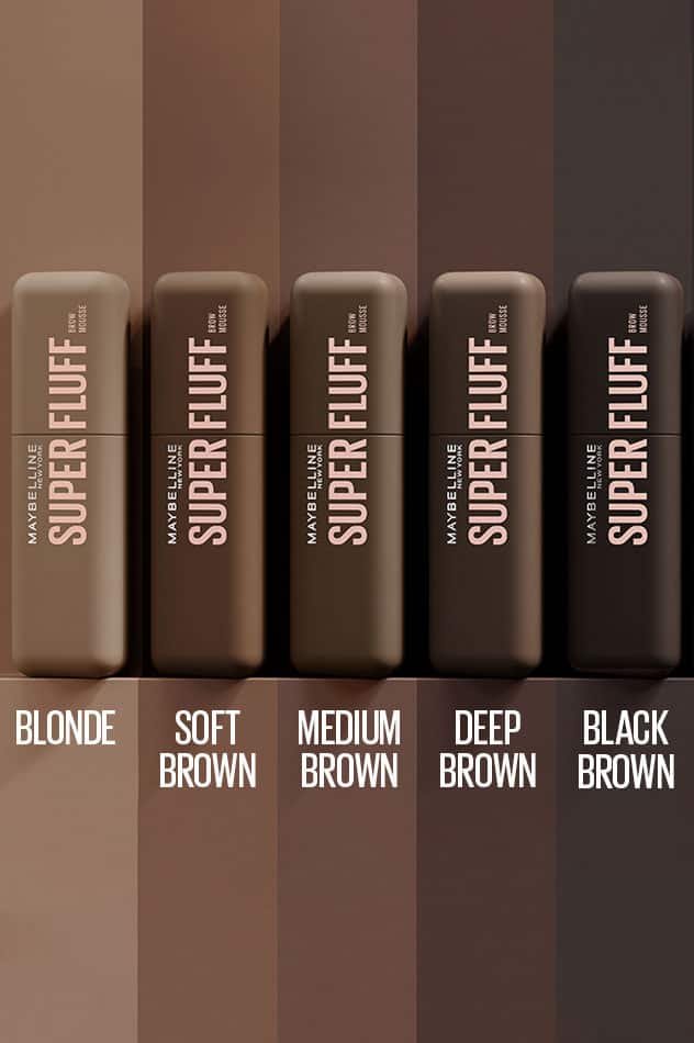 MNY Eye Superfluff Brow Mousse AV10 Shade Range 632x950