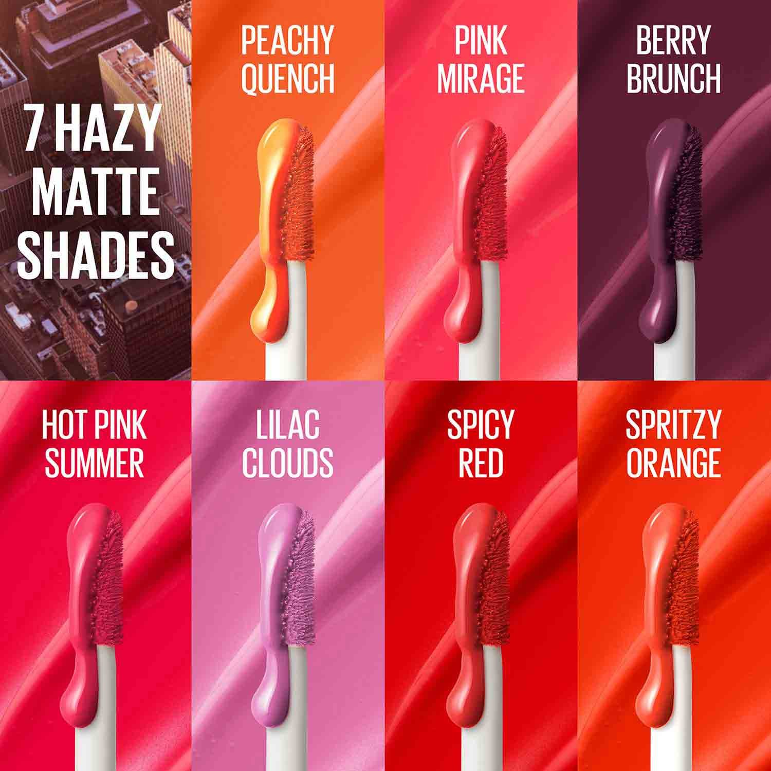 Maybelline Sunkisser Mattes ATF Shade Range