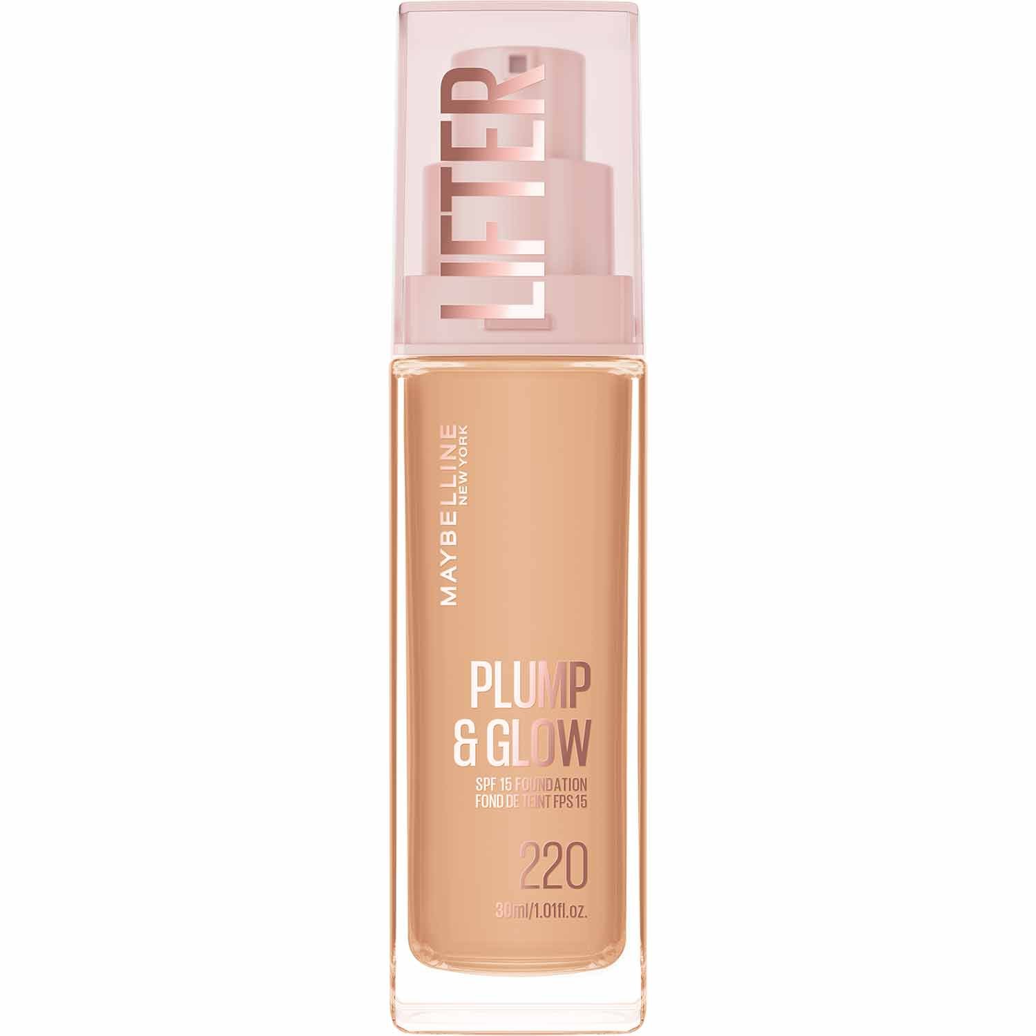 Maybelline Lifter Plump Glow Foundation 220