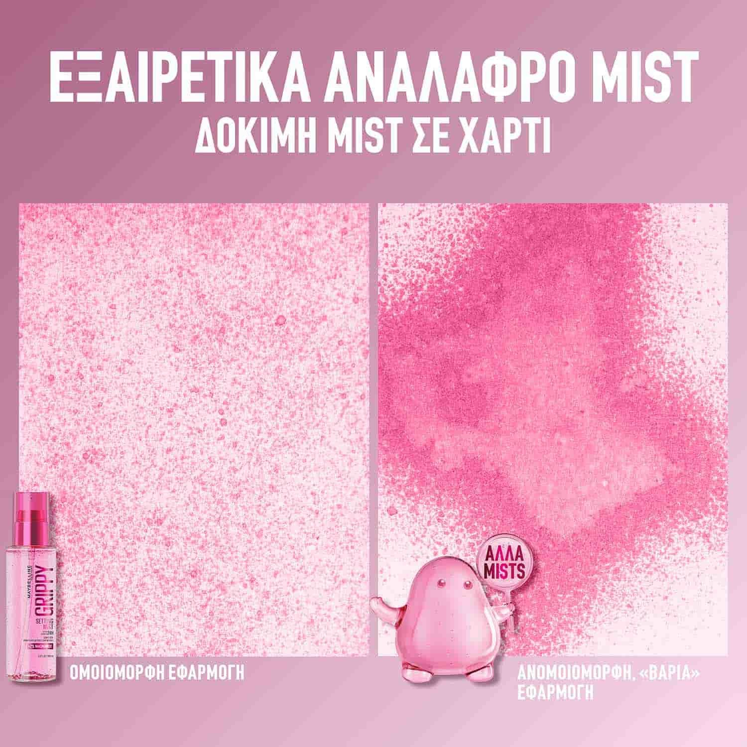 Grippy Setting Mist με Ανάλαφρη Αίσθηση