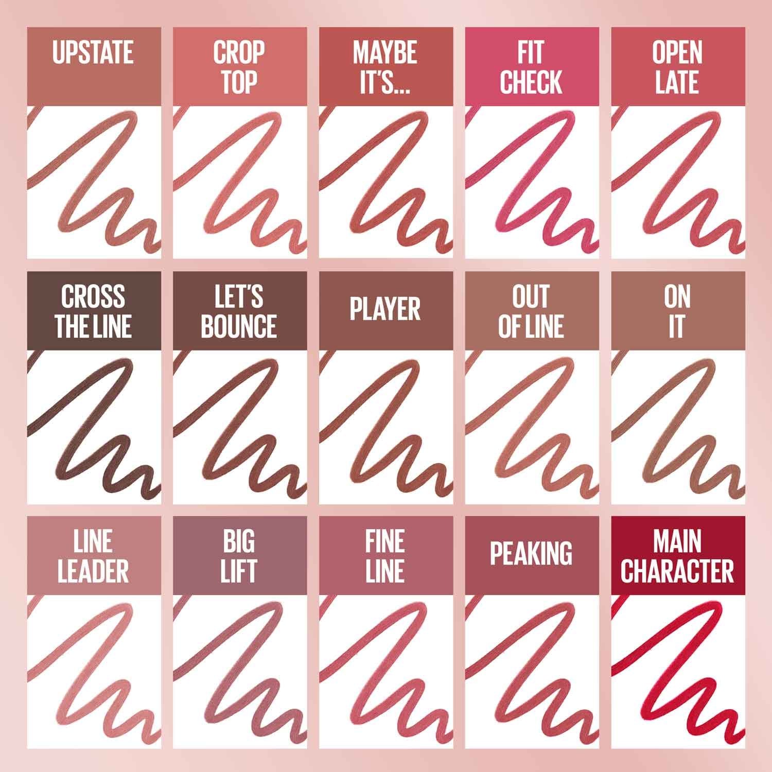 Maybelline Lifter Liner αποχρώσεις