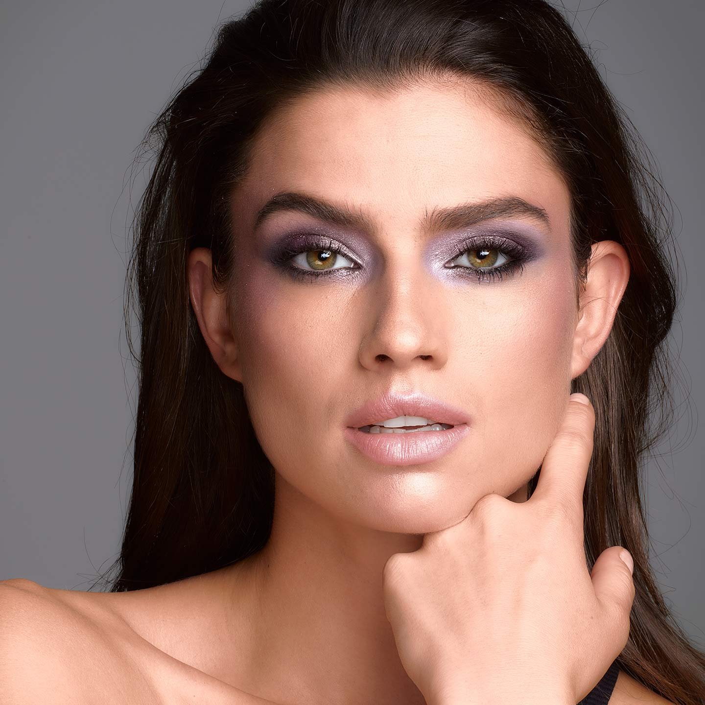 Woman with Bold Make up look