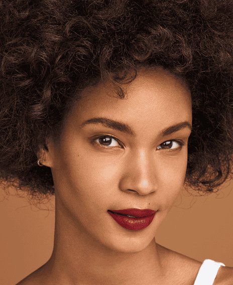 Close up of a woman's face