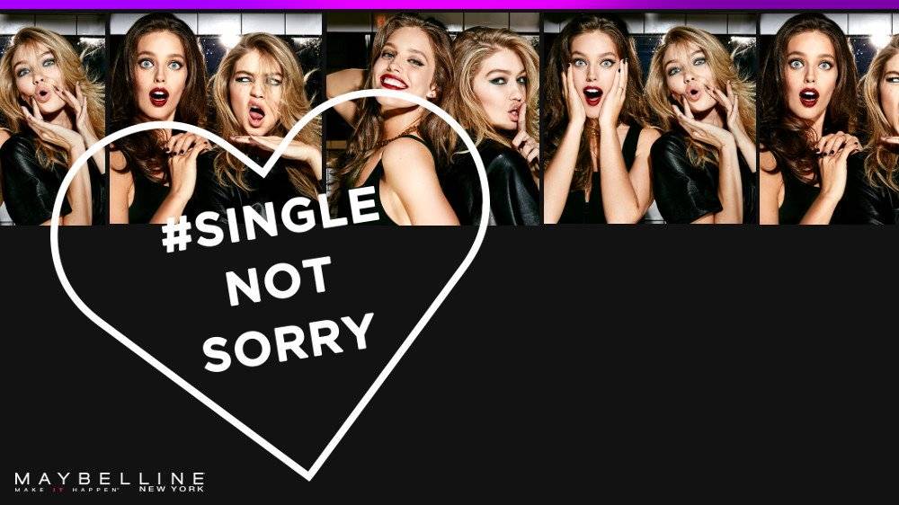 #SingleNotSorry